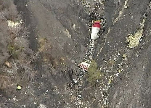 germanwings crash scene