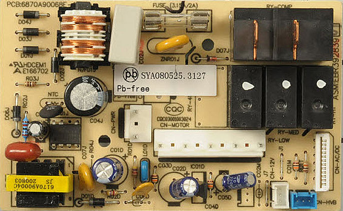 LG LW2514ER Relay Board EBR39283901