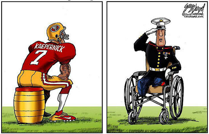 Colin Kaepernick Protesting National Anthem