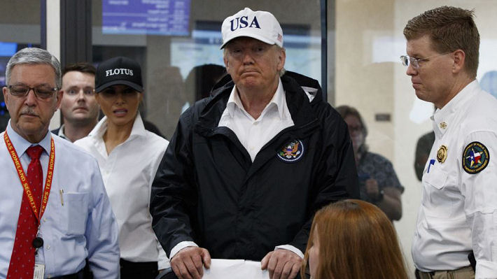 Donald J Trump Hurricane Harvey