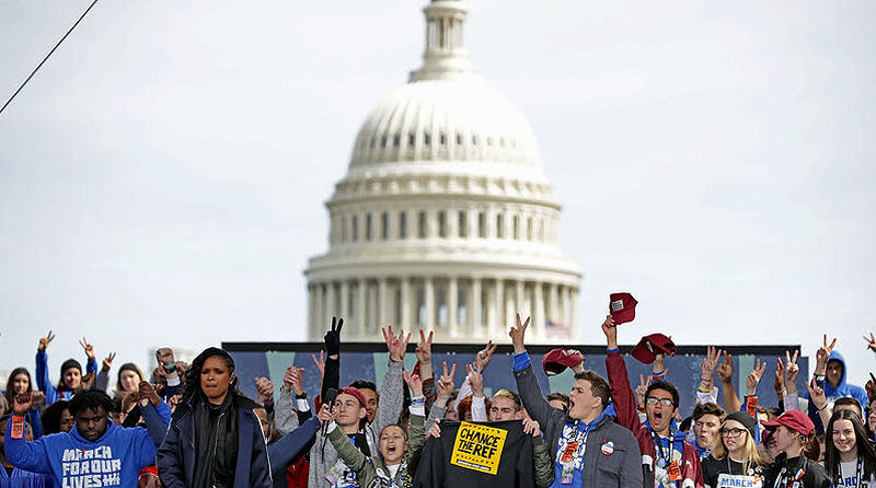 March For Our Lives Rally DC David Hogg