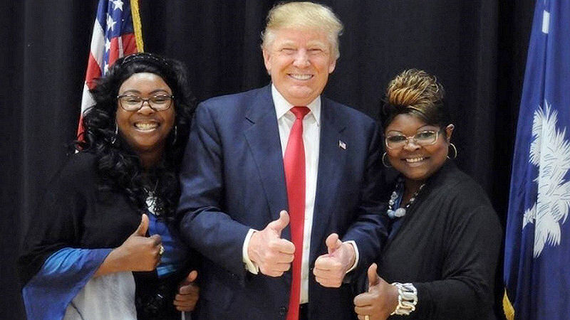 Diamond and Silk with Donald Trump