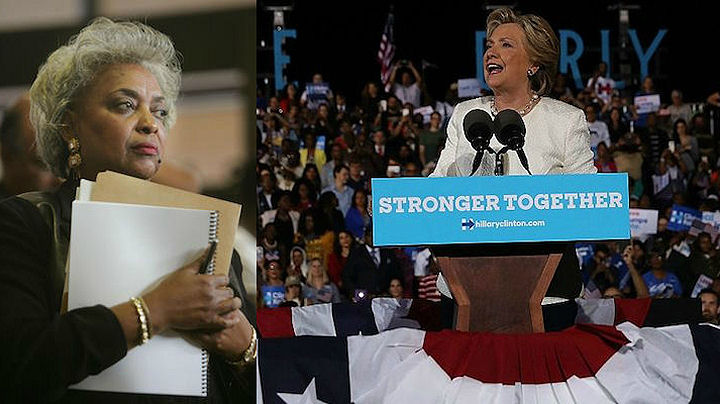 Brenda Snipes Broward with Hillary Clinton