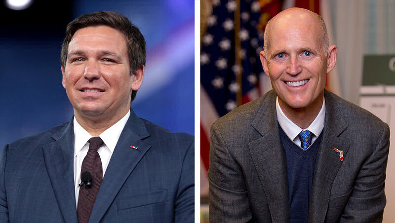 Rick Scott and Ron DeSantis MAGA FL