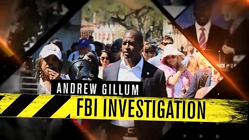 Andrew Gillum bulling tv ststions running tv ad