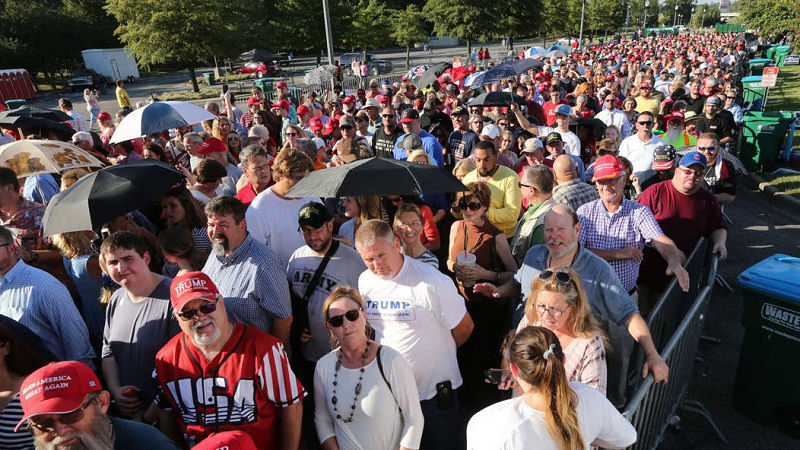 Donald Trump KAG2018 Rally in Landers Center