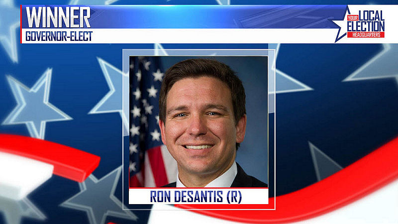 Ron DeSantis FL Governor Elect