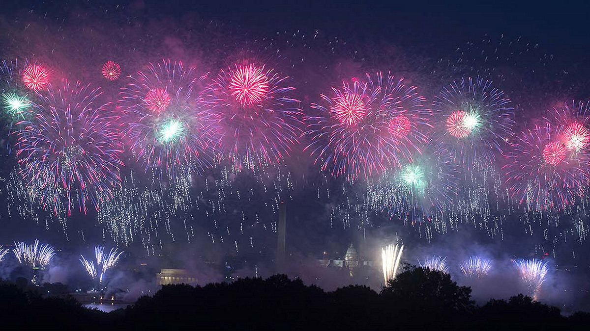 Trump 4th Fireworks 2019