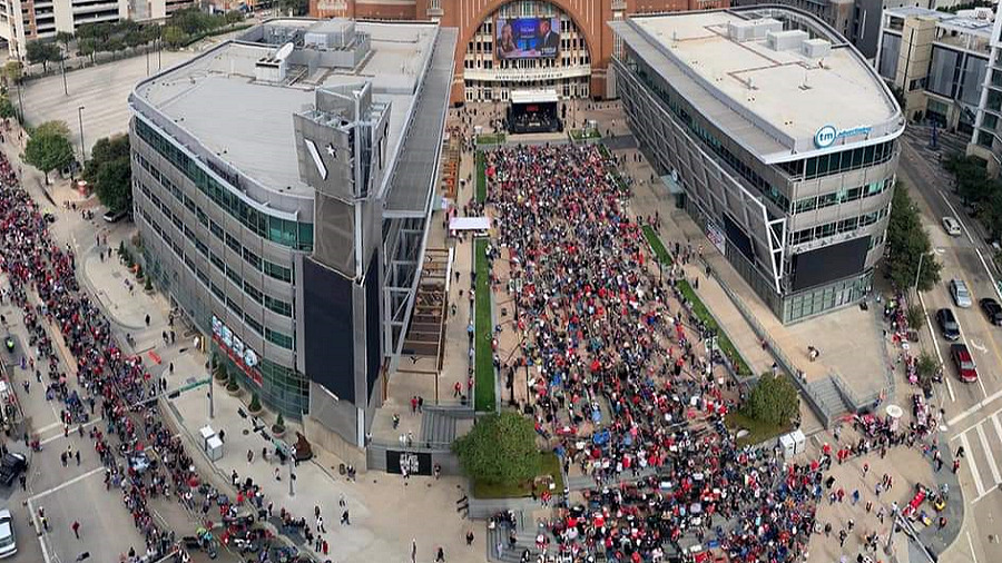 trump rally dallas texas