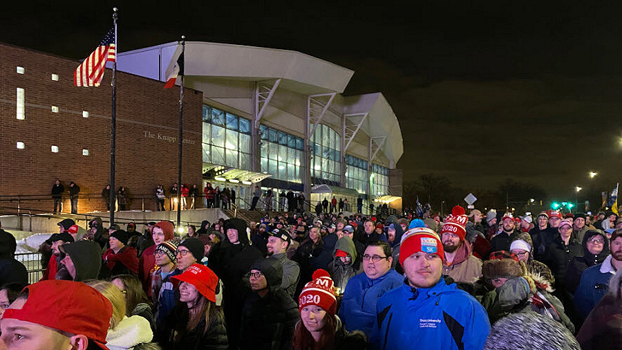 trump rally des moines