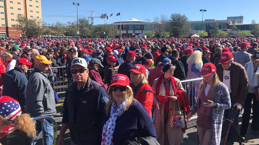 trump rally charleston 02.28.20