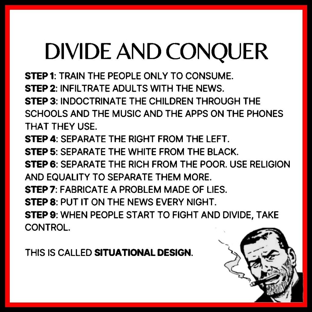 dividing and conquering America