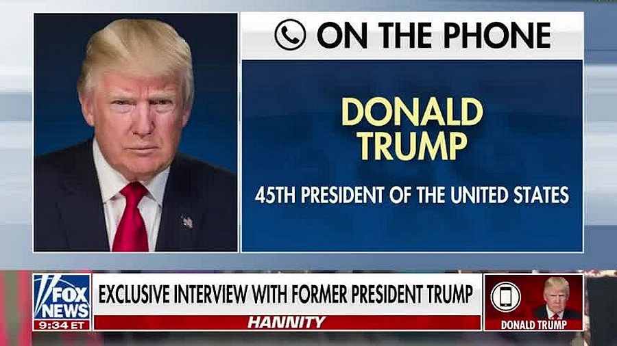 trump/hannity interview