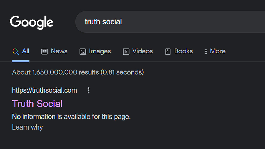 truth social web app